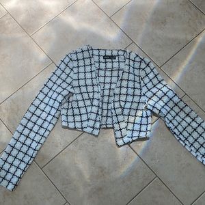 ALSO SOLD IN A SET*check page for a separate listing*White and black blazer